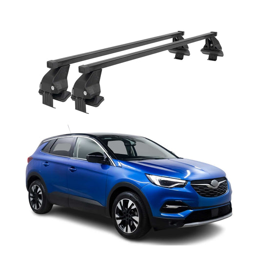 Menabo Dachträger für Opel Grandland / Grandland X 2017-2025 50kg Stahl Schwarz