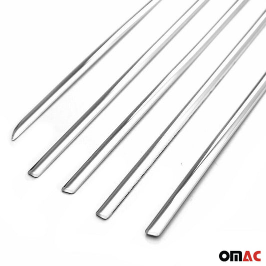 Benzi decorative pentru geamuri pentru Toyota Land Cruiser Prado J150 2009-2023, cromate