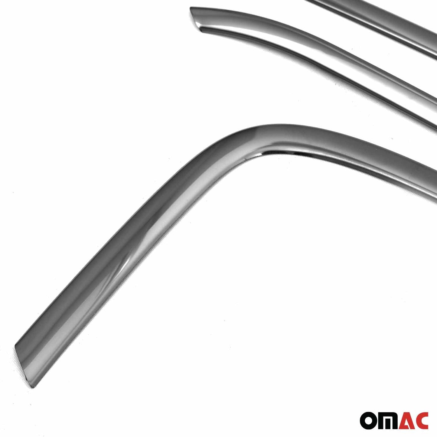 Fensterleisten Zierleisten für Fiat Tipo 2015-2025 Edelstahl Dunkel 4tlg