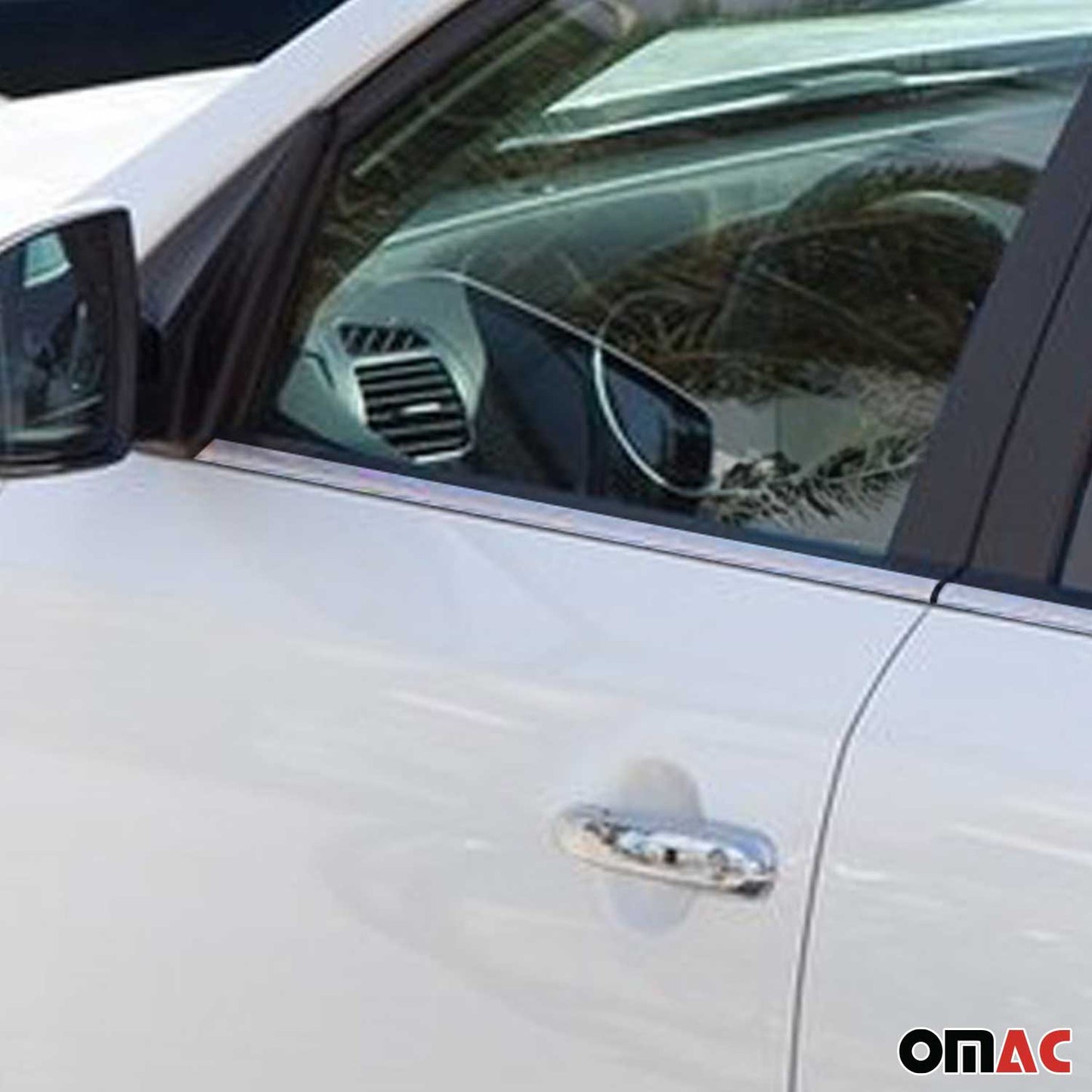 Fensterleisten Zierleisten für Kia Sorento 2010-2012 Edelstahl Chrome 4 tlg