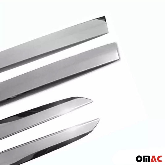 Seitentürleiste Türschutz für Ford Tourneo Courier 2014-2024 Chrom Dunkel 4x