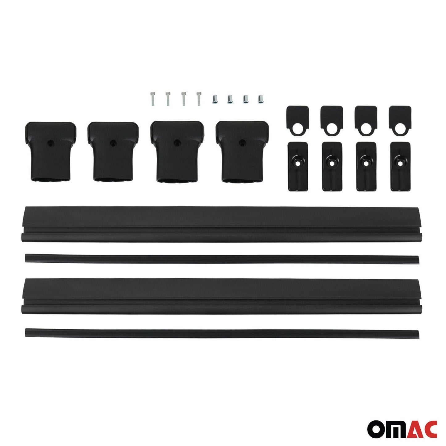 Dachträger Grundtäger für Jeep Grand Cherokee WJ 1999-2004 75kg Alu Schwarz 2x