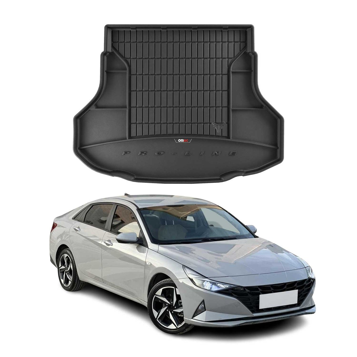 OMAC Gummi Kofferraumwanne für Hyundai Elantra 2020-2025 TPE Laderaumwanne