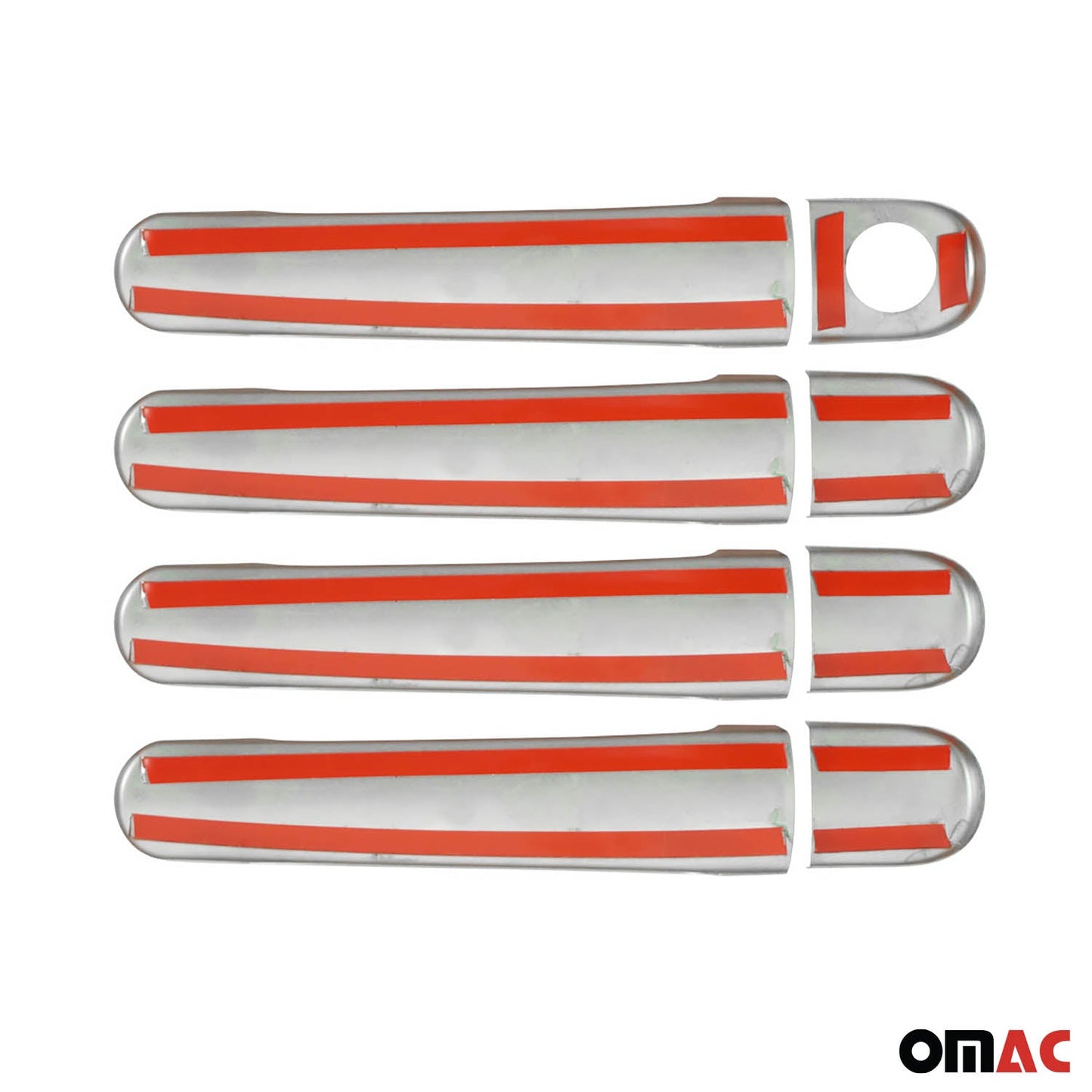 Türgriff Blende Türgriffkappen für Seat Leon 1999-2012 4-Tür Edelstahl Matt 8x