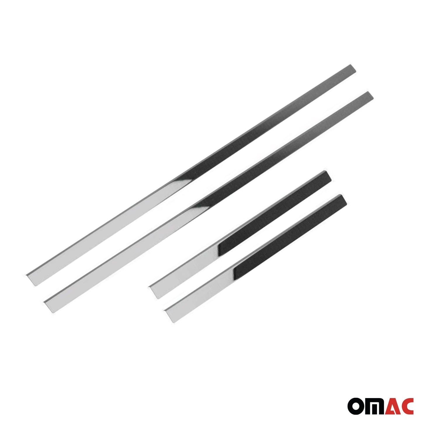 Benzi decorative/ornamente geamuri pentru Toyota Hilux 2005-2015, oțel inoxidabil cromat, 4x