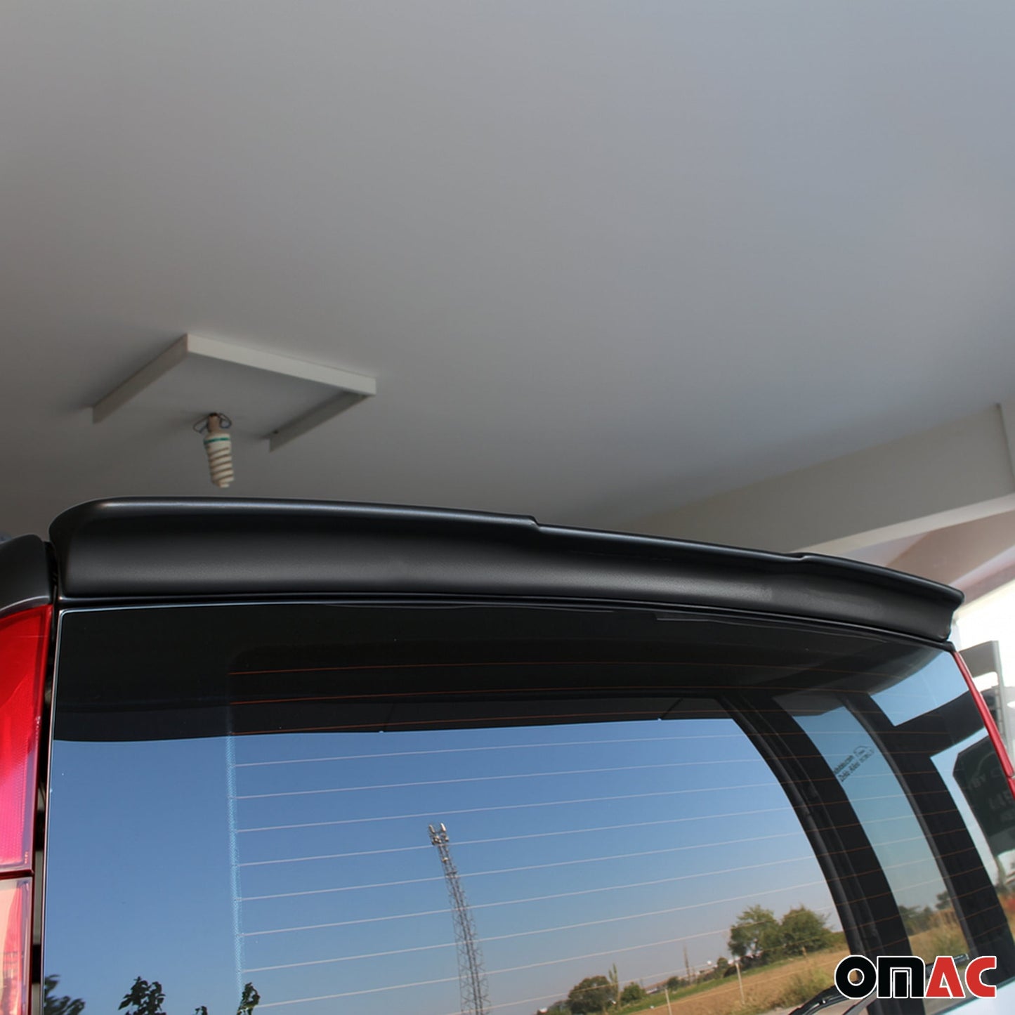 Heckspoiler Dachspoiler für Mercedes Vito W639 2003-2014 Lackiert Schwarz ABS