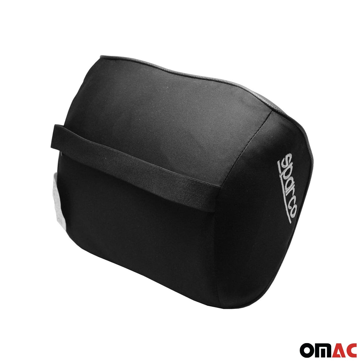 SPARCO Auto Nackenkissen Reisekissen Schwarz Ergonomische Memory-Schaum Kissen