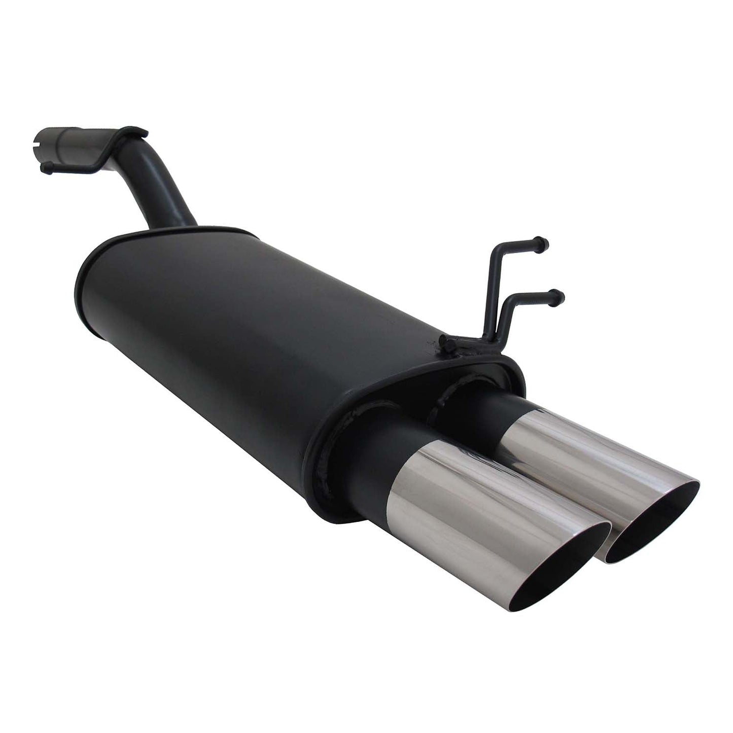 Novus Sportauspuff für Ford Fiesta MK6 JH / JD 2x76mm MS-Design  mit ABE