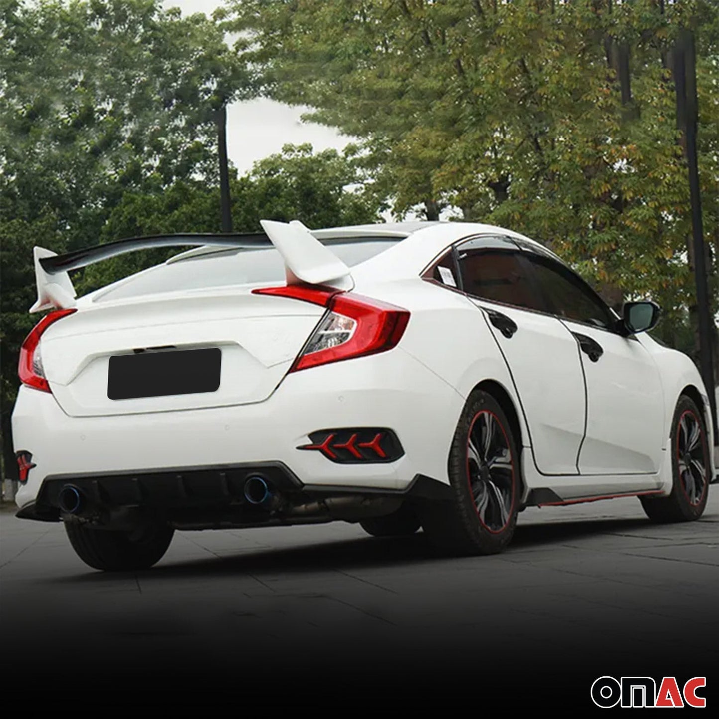 2016-2021 Honda Civic X Limo Type-R Heckspoiler Hecklippe Grundiert