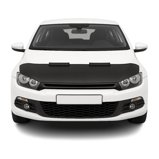 Haubenbra Steinschlagschutz Bonnet Bra für VW Scirocco 2009-2017 Schwarz Halb