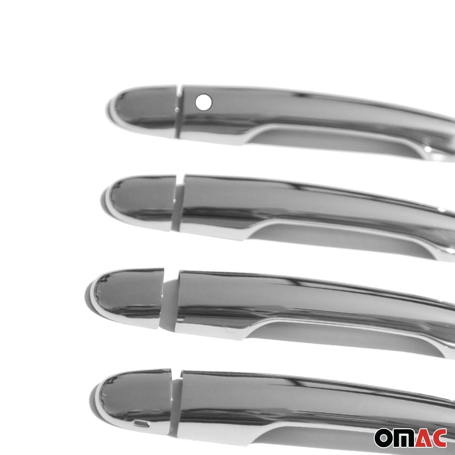 Ornamente cromate pentru mânerul ușii Renault Laguna 2001-2007 cu 4 uși, oțel inoxidabil, 8 buc.