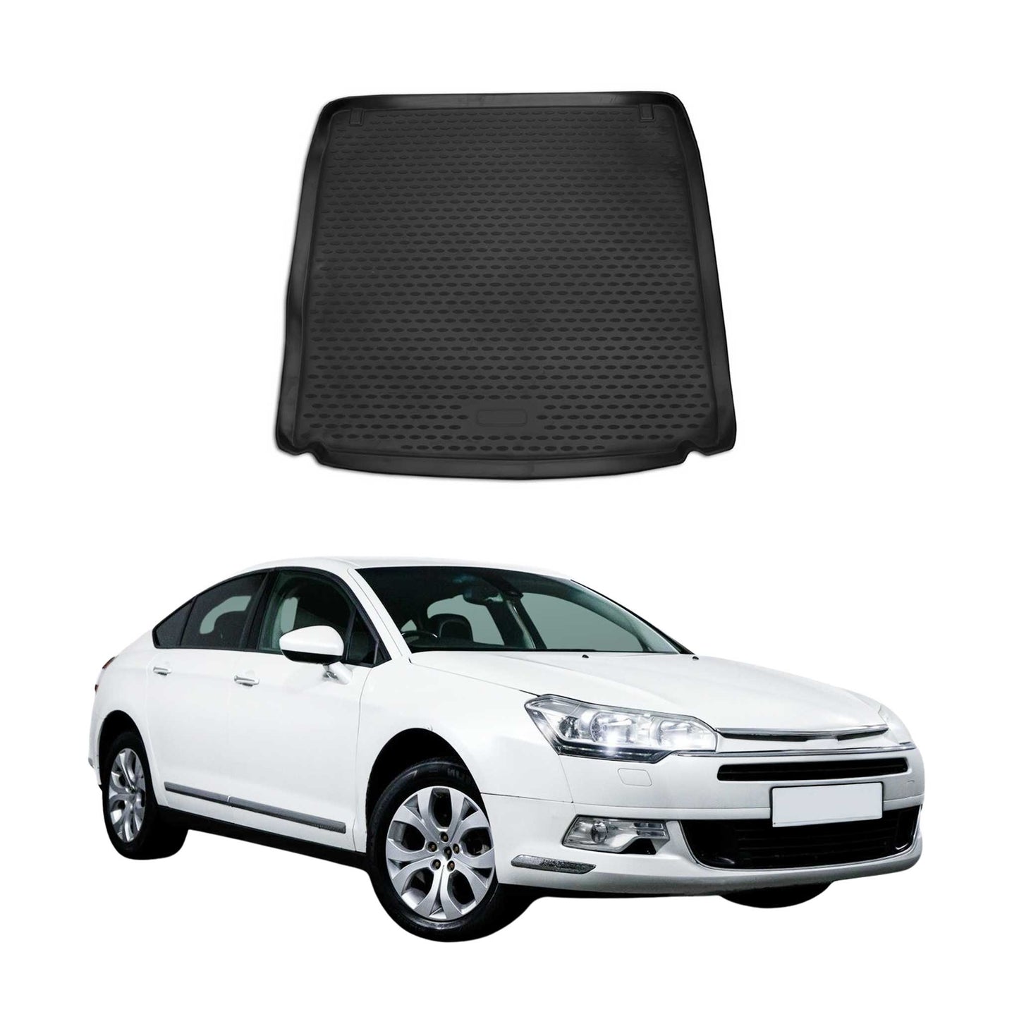 Covoraș portbagaj/tapițerie portbagaj pentru Citroen C5 Sedan 2011-2024, cauciuc TPE