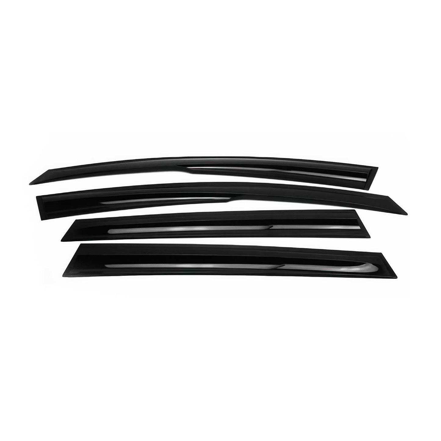 4x Deflectoare de vânt Deflectoare de ploaie pentru Skoda Superb Saloon 2015-2025 Acril Închis la culoare