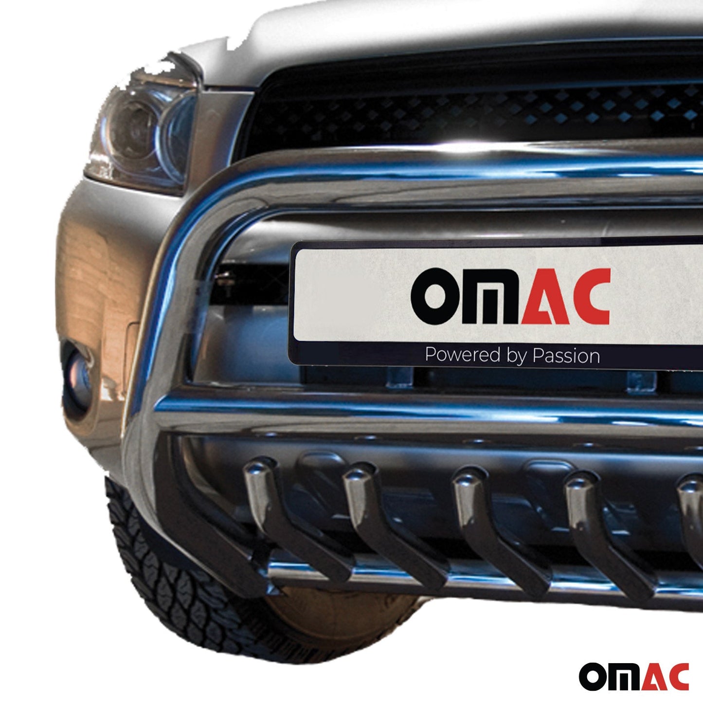 Bară de protecție/buton față pentru Toyota RAV4 2006-2010 cu omologare ABE (omologare de tip germană) oțel argintiu