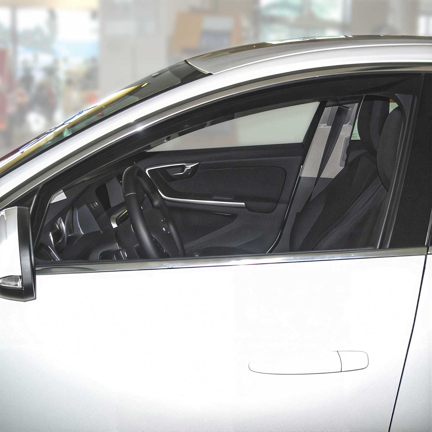 Windabweiser Regenabweiser für Volvo V60 2014-2018 Dunkel Acryl 2tlg