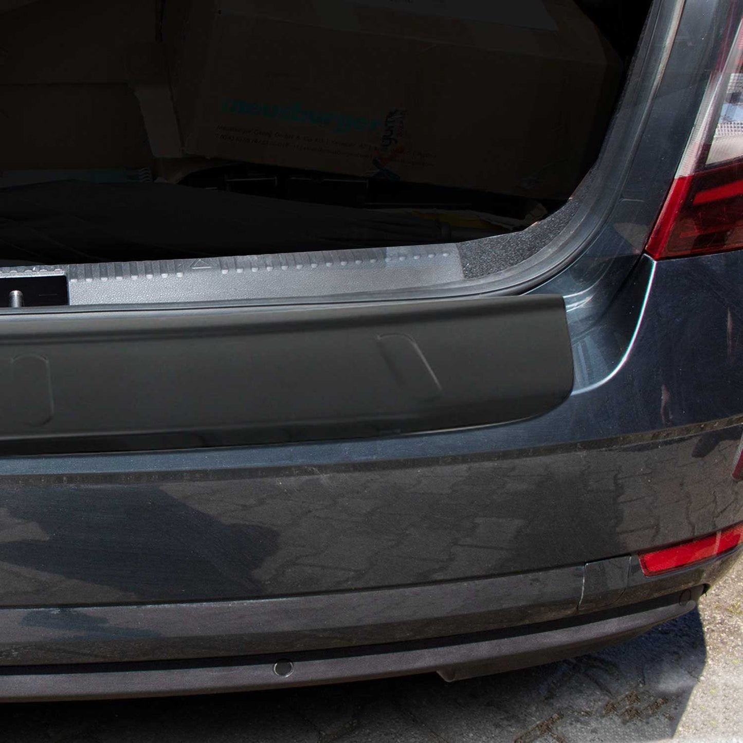 Apărătoare prag/bară de protecție pentru Skoda Octavia Sedan 2013-2019, ABS lucios