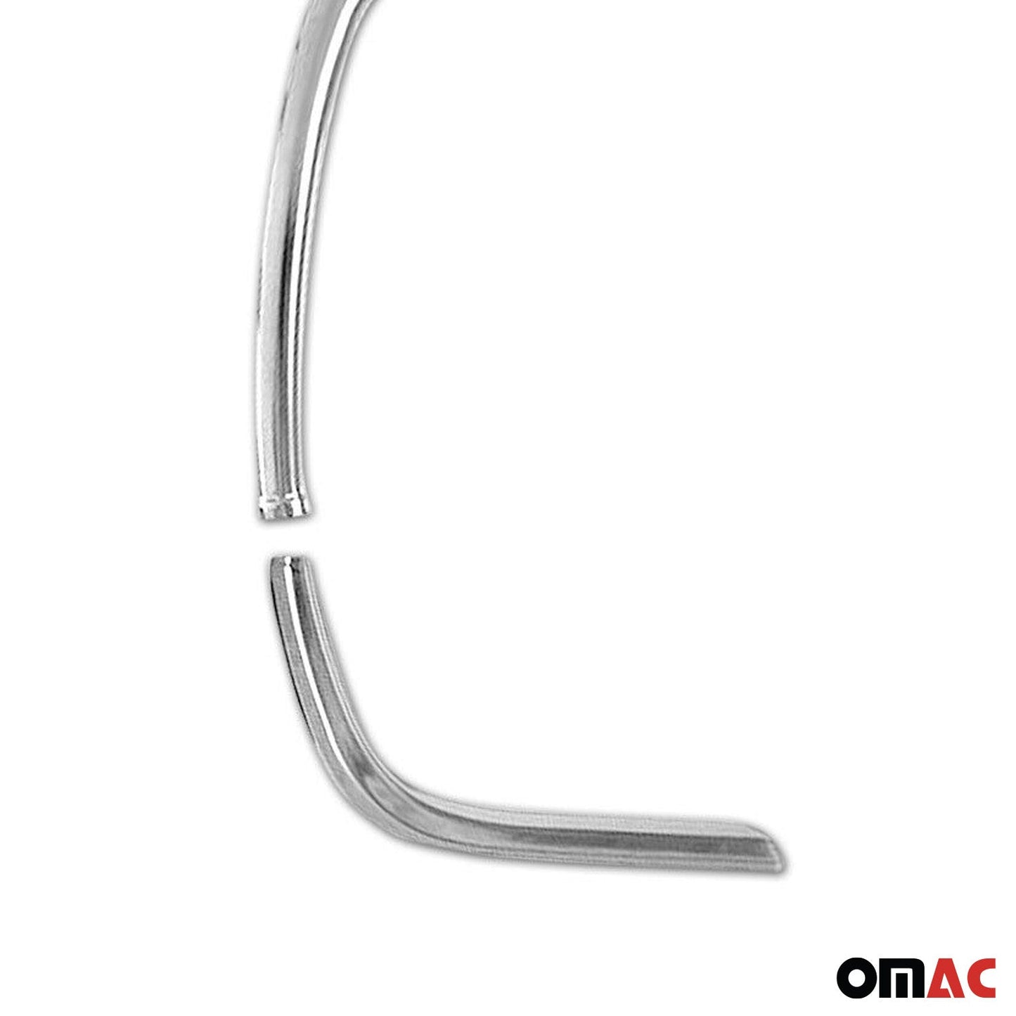 Nebelscheinwerfer Rahmen Umrandung für VW Tiguan 2020-2024 Edelstahl Silber 4tlg