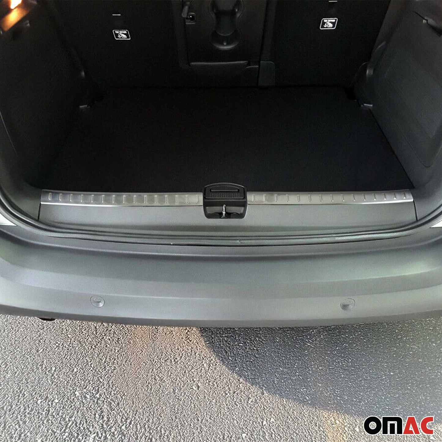 Protecție prag bară de protecție interioară pentru Opel Crossland X 2017-2021, oțel inoxidabil, set 2 piese