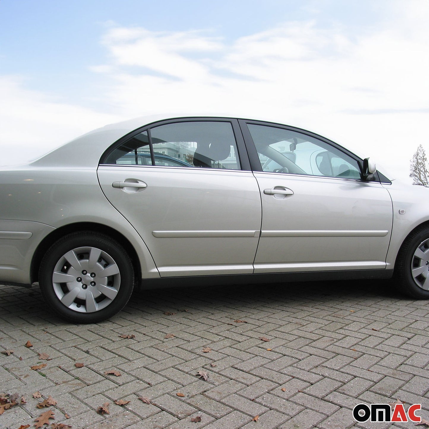 Benzi de protecție pentru uși, protecție laterală, universale ABS gri, set de 4 piese