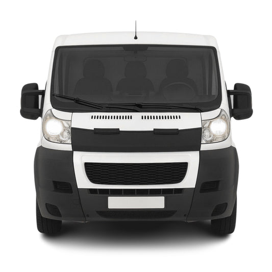 Haubenbra Steinschlagschutz Bonnet Bra für Peugeot Boxer 2006-2014 Schwarz Halb