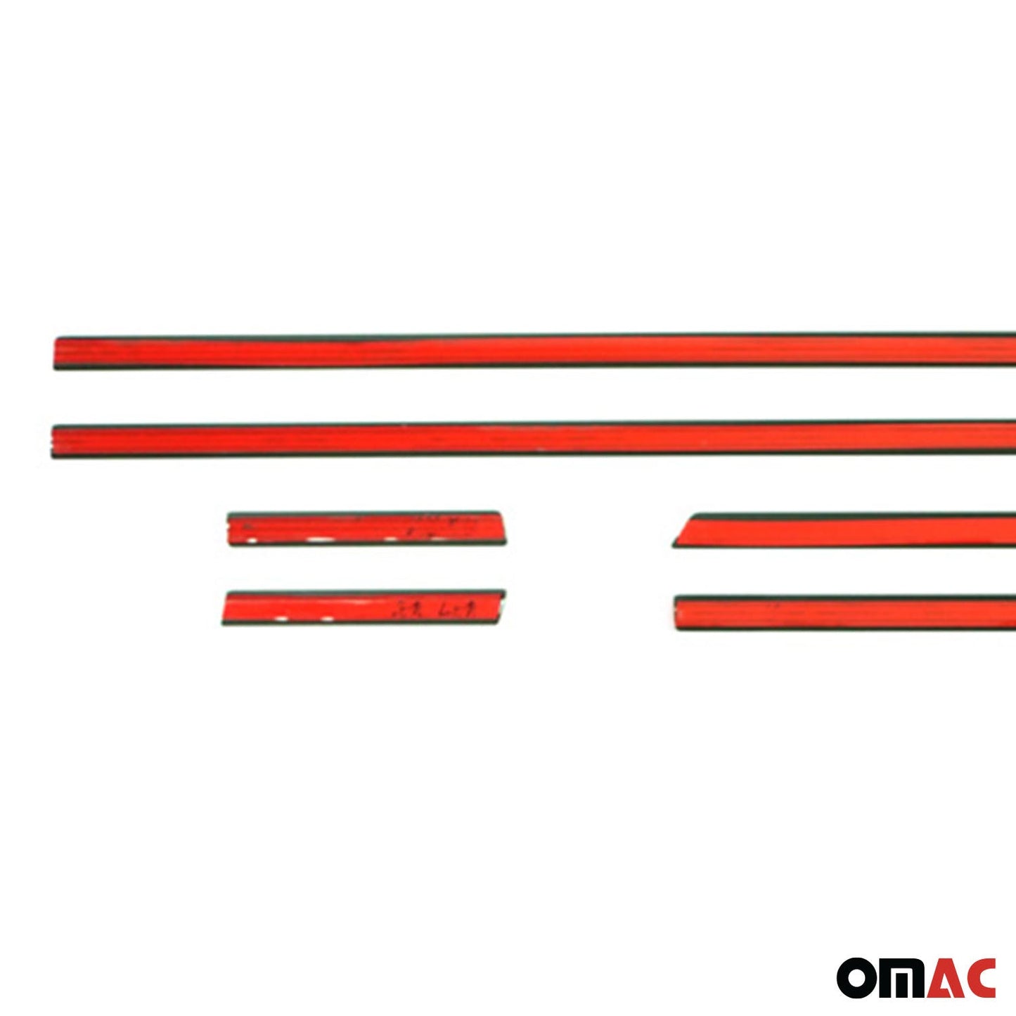 Ornamente laterale uși, benzi uși, bandă de protecție ușă pentru Audi A4 2007-2016, aluminiu, negru, 6x