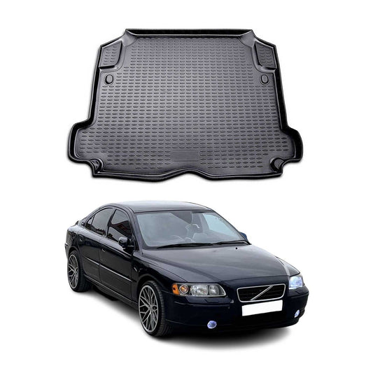 Kofferraummatte Kofferraumwanne für Volvo S60 2001-2009 Stufenheck Gummi TPE