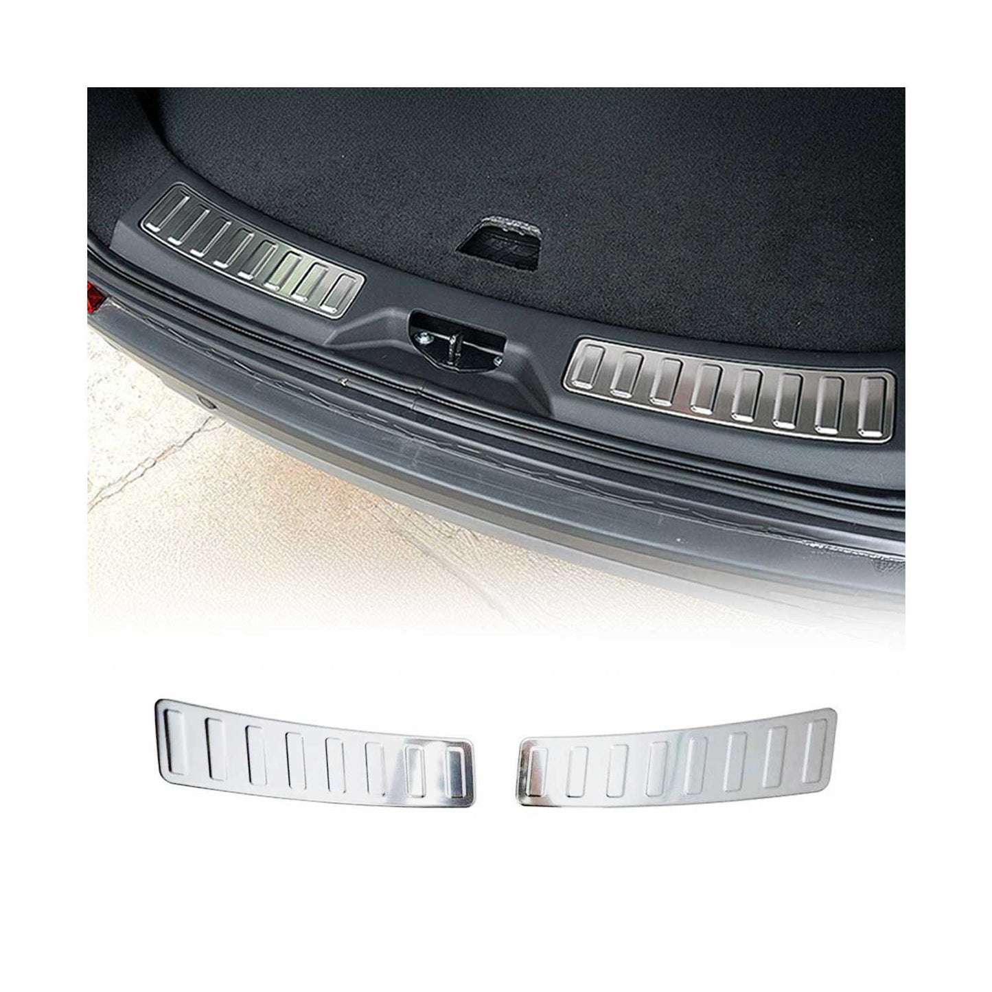 Protecție prag bară de protecție interioară pentru Land Rover Discovery Sport, oțel inoxidabil, set 2 piese