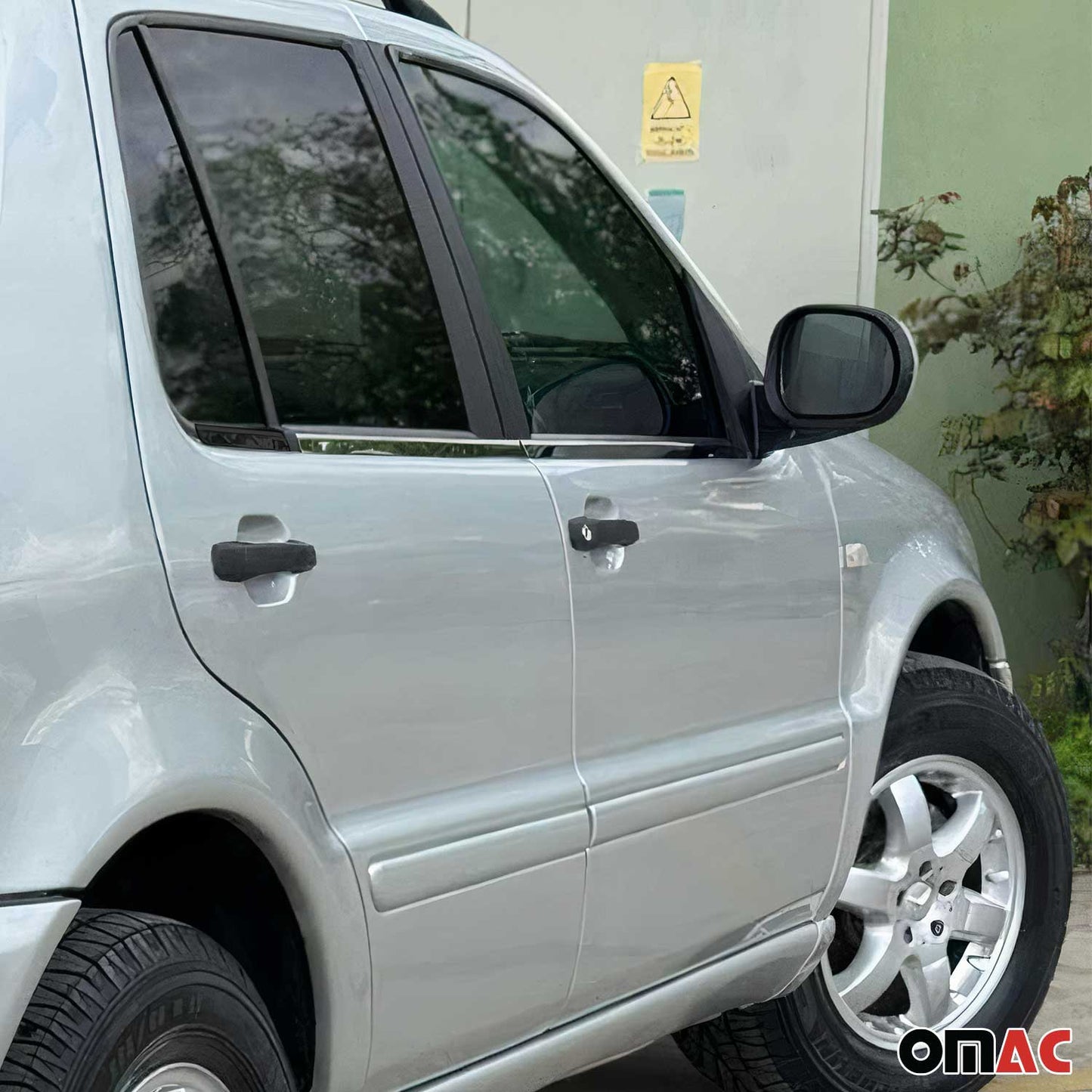 Fensterleisten Zierleisten für Mercedes ML W163 1998-2005 Edelstahl Chrom 4tlg