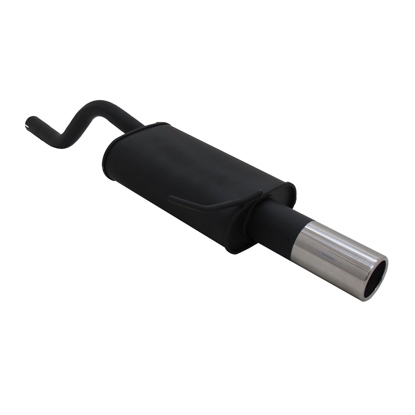 Novus Sportauspuff für Renault Clio 2 1x90mm Endschalldämpfer mit ABE