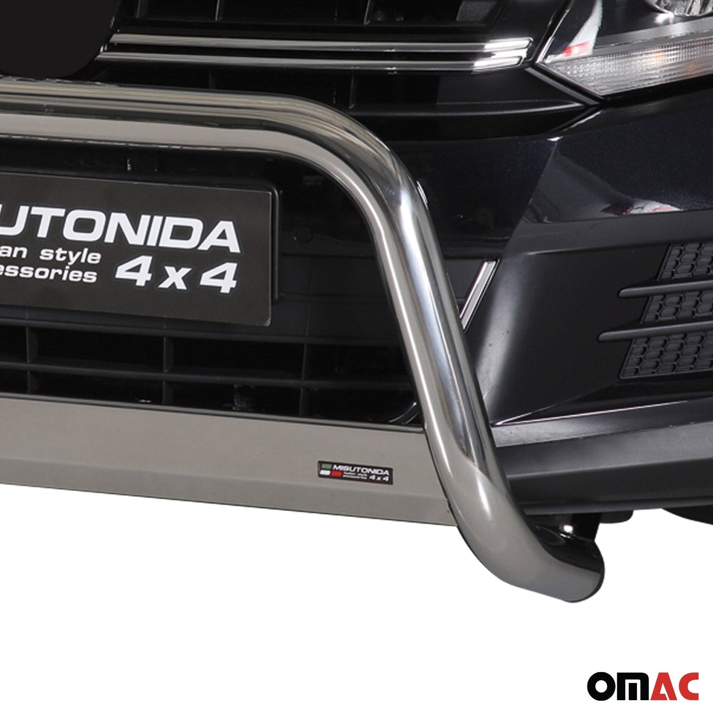 Frontbügel Frontschutzbügel für VW Tiguan 2011-2016 ø63mm Stahl Silber Schutz