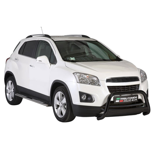 Bară de protecție/buton față pentru Chevrolet Trax 2013-2016, ø63mm, oțel, negru