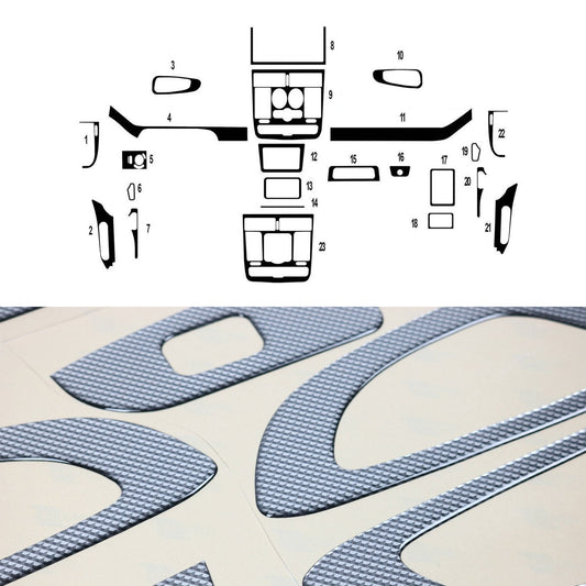 Innenraum Dekor Cockpit für Mercedes Viano W639 2003-2006 Carbon Optik 22tlg
