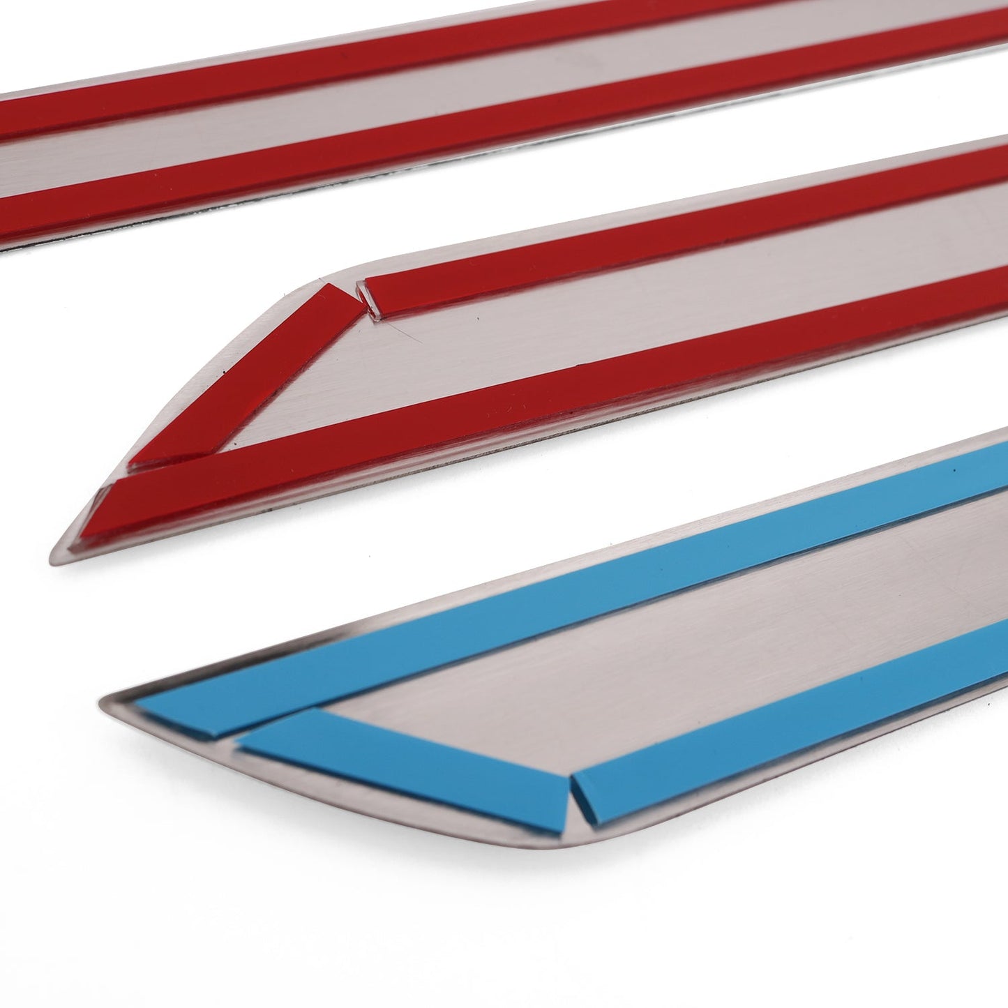 Listwy ozdobne drzwi bocznych do Renault Clio 5 FL 2023-2025, stal nierdzewna chromowana