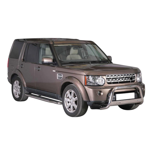 Bară de protecție/buton față pentru Land Rover Discovery 4 2009-2016 ø63 gri oțel