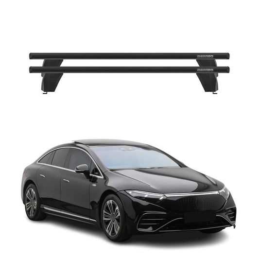 Menabo Dachträger Grundtäger für Mercedes EQS V297 2021-2025 75kg Alu Schwarz 2x
