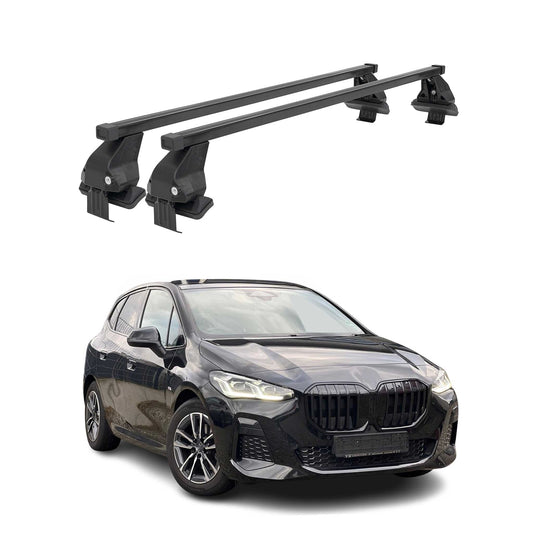 Menabo Dachträger für BMW 2 Active Tourer U06 2021-2025 50kg Stahl Schwarz 2x