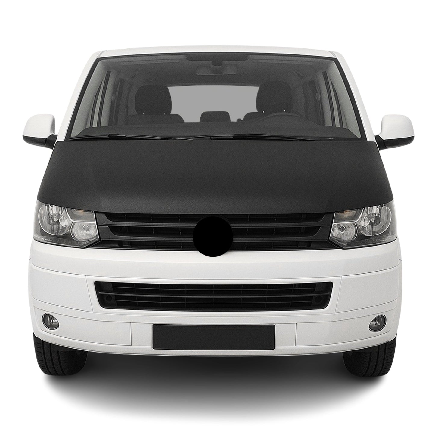 Protecție capotă anti-ciobituri pentru VW Transporter T5 2010-2015, culoare neagră