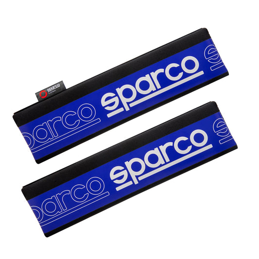 SPARCO Gurtschoner Gurtpolster Sicherheitsgurt Auto Gurtschutz Blau 2x