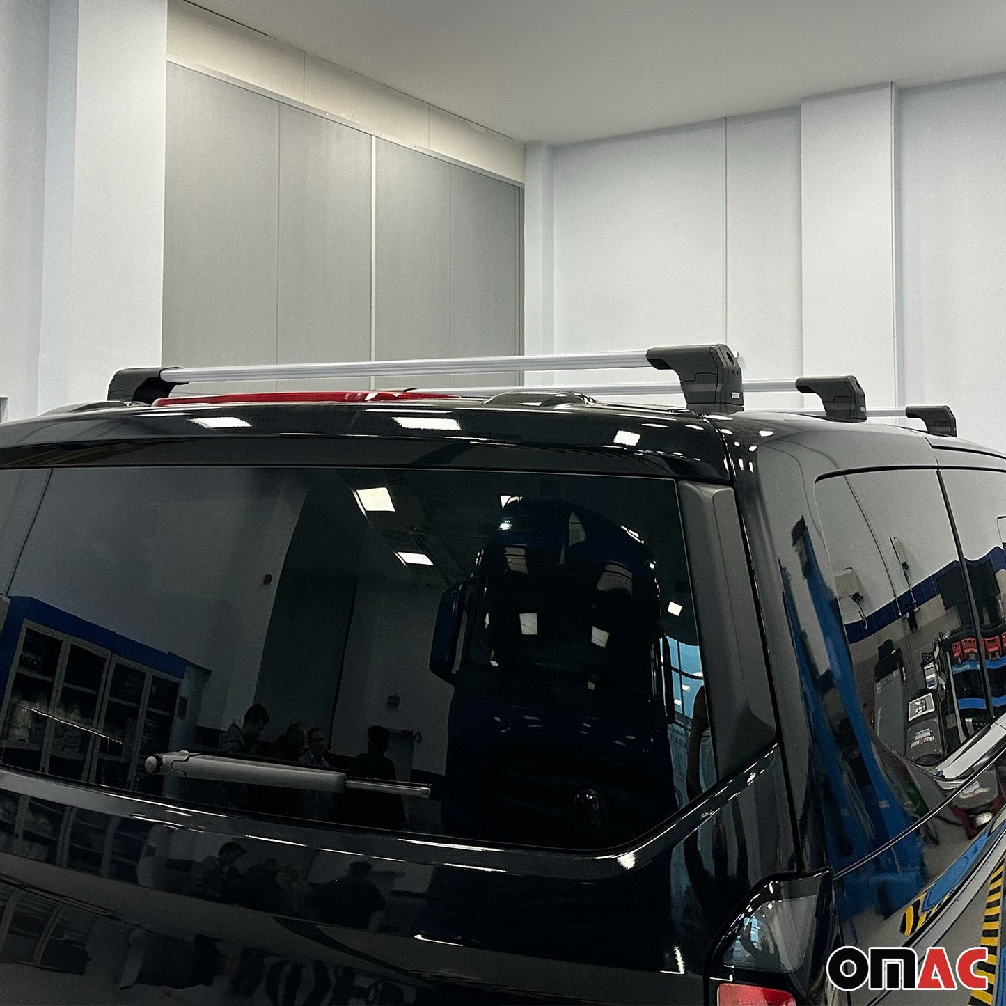 Bară portbagaj plafon pentru Ford Transit Custom / Tourneo Custom 2023-2025, 75 kg, argintiu, set 3 piese