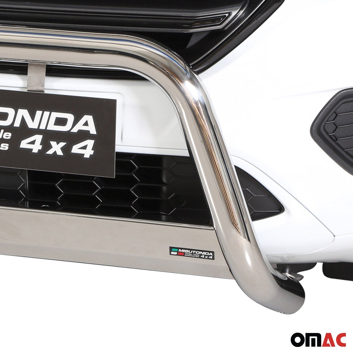 Bară de protecție/buton față pentru Ford Kuga 2017-2019, ø63mm, oțel, argintiu, protecție