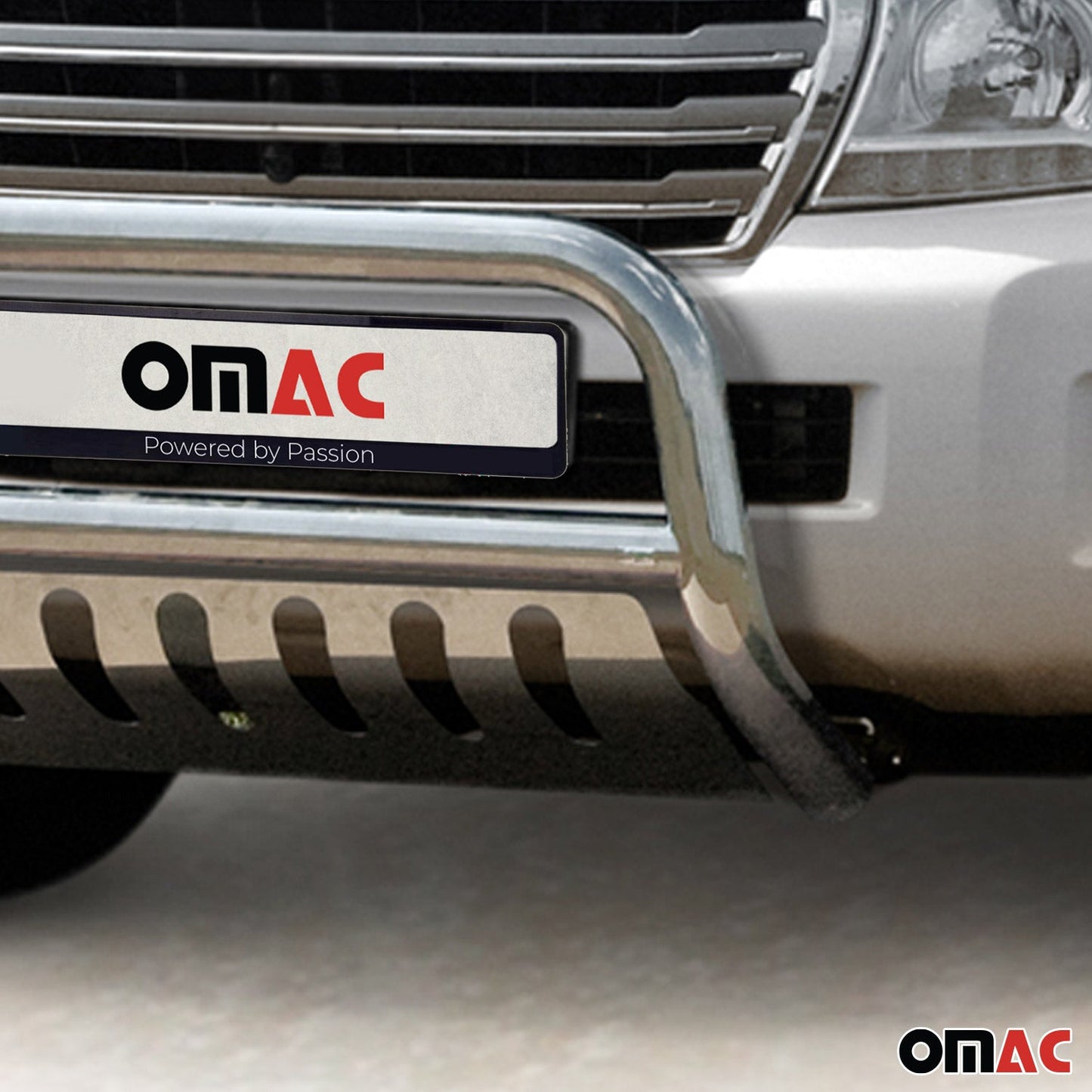 Frontbügelschutz Frontschutzbügel für Toyota Land Cruiser V8 2012-16 ABE Silber