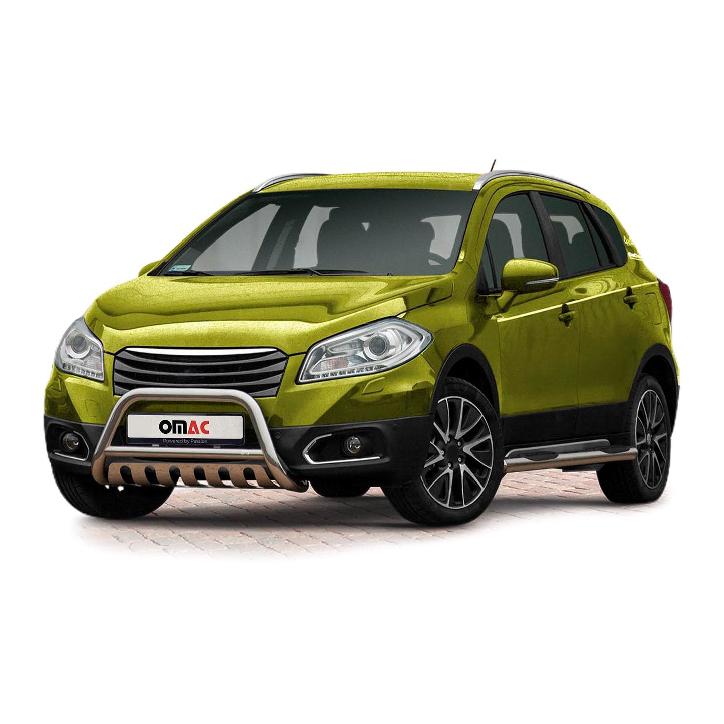 Frontbügelschutz Frontschutzbügel für Suzuki SX4 S-Cross 2013-2022 Silber ABE