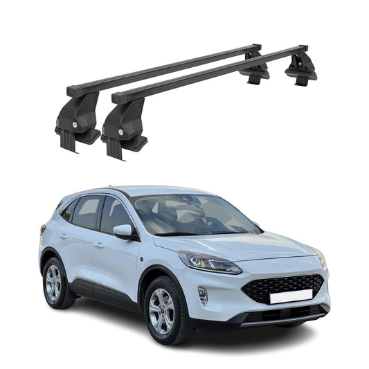 Menabo Portbagaj plafon bază pentru Ford Kuga mk3 2019-2025 50kg Oțel Negru 2 buc