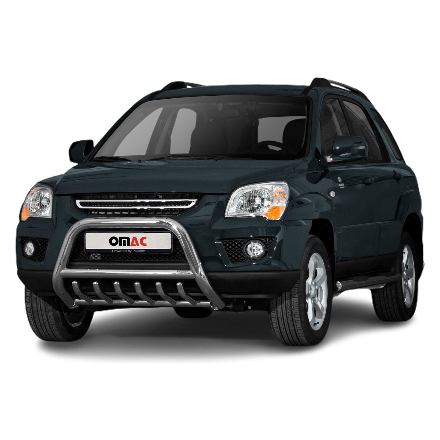 Bară de protecție/buton față pentru Kia Sportage 2008-2010 cu ABE (omologare de tip germană) Oțel Argintiu