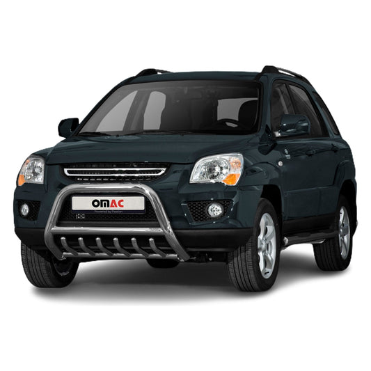 Bară de protecție/buton față pentru Kia Sportage 2008-2010 cu ABE (omologare de tip germană) Oțel Argintiu