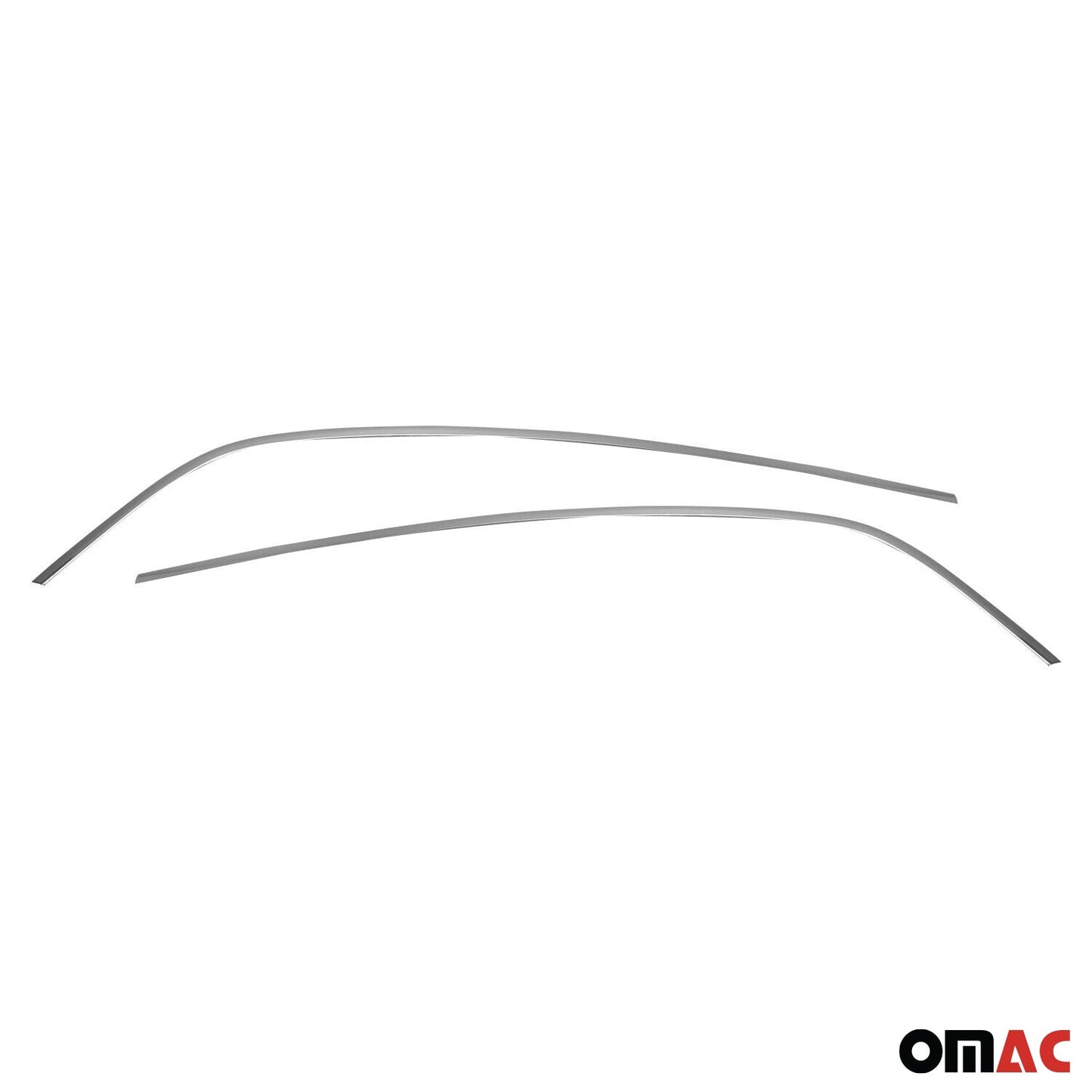 Benzi decorative pentru geamuri Renault Megane Sedan 2016-2025, oțel inoxidabil cromat, 6 buc.