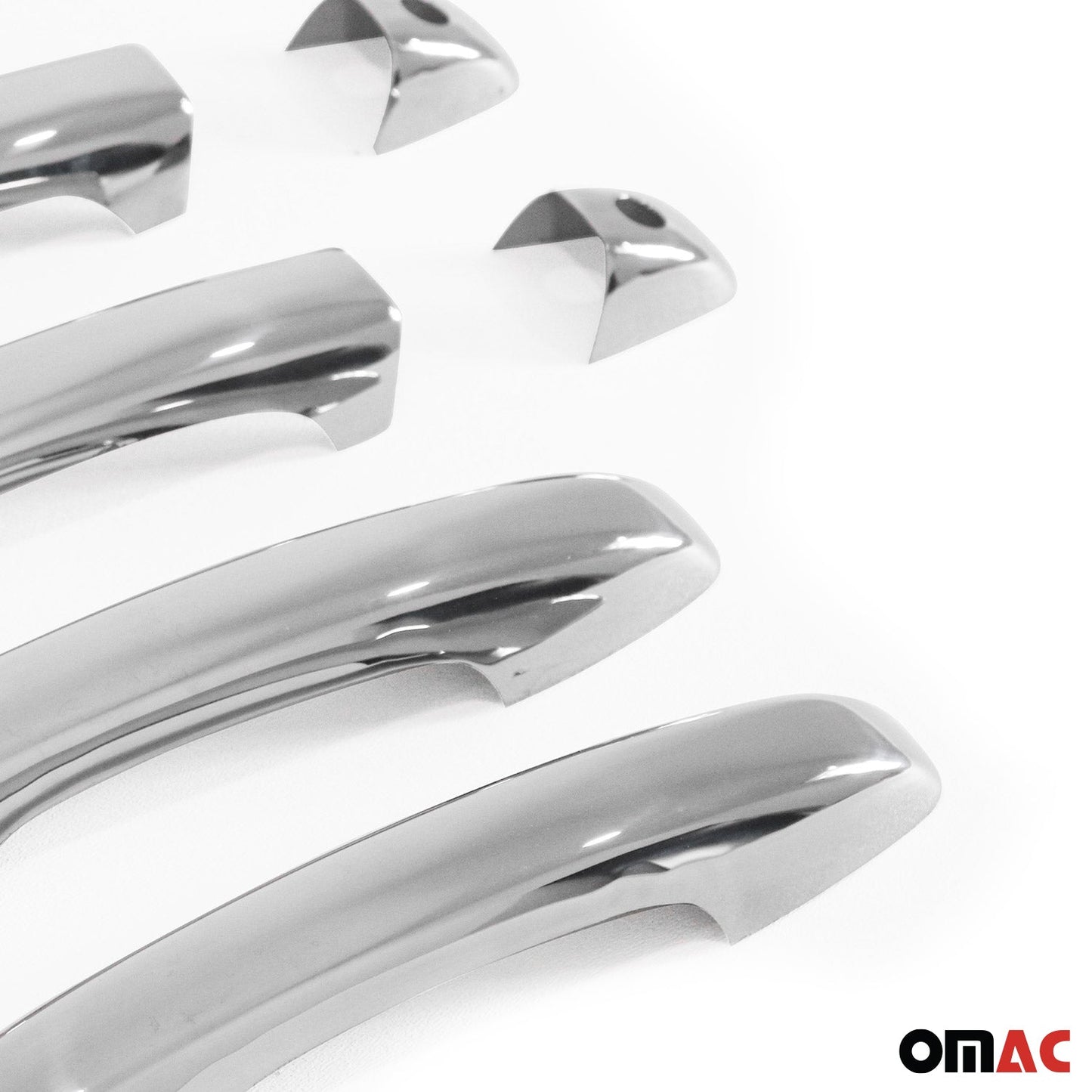 Türgriff Blende Türgriffkappen für Dacia Sandero 2021-2025 Edelstahl Silber 5tlg