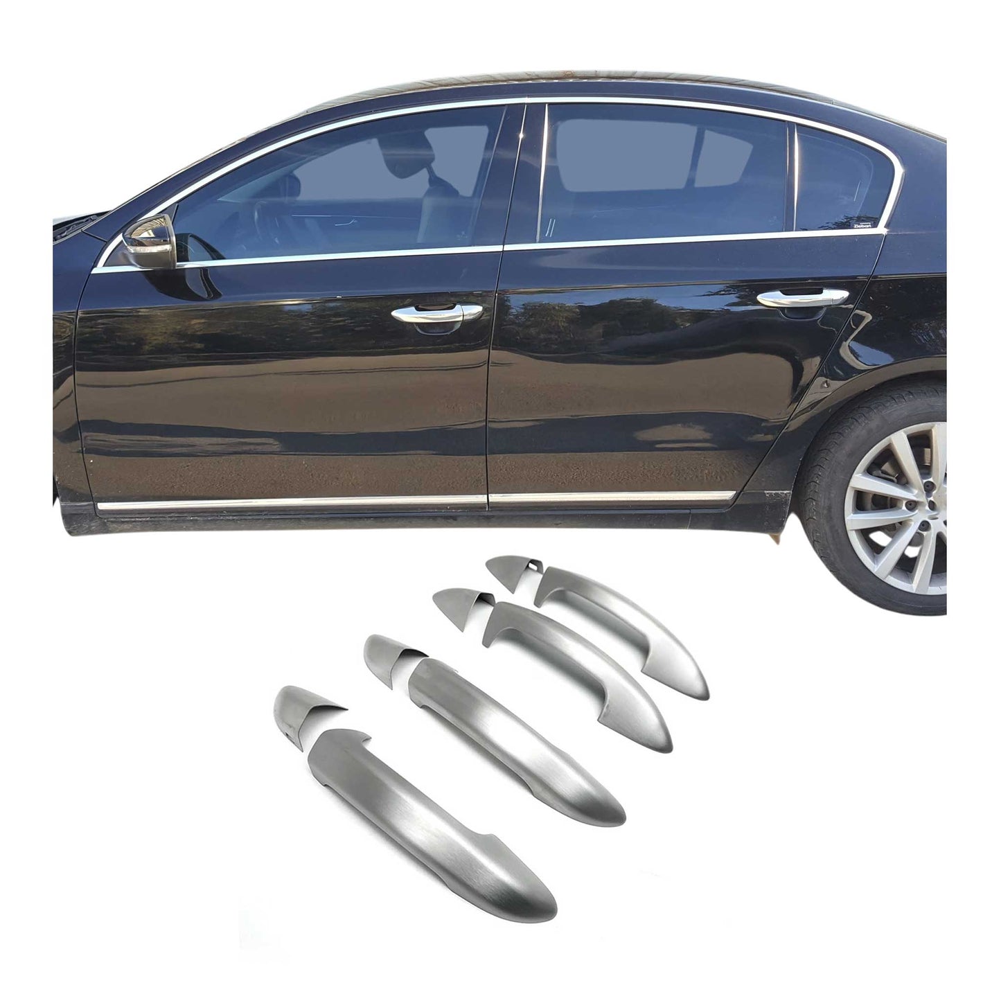 Türgriff Blende Chrom für VW Passat CC 2008-2016 4-Tür Gebürstet 4x