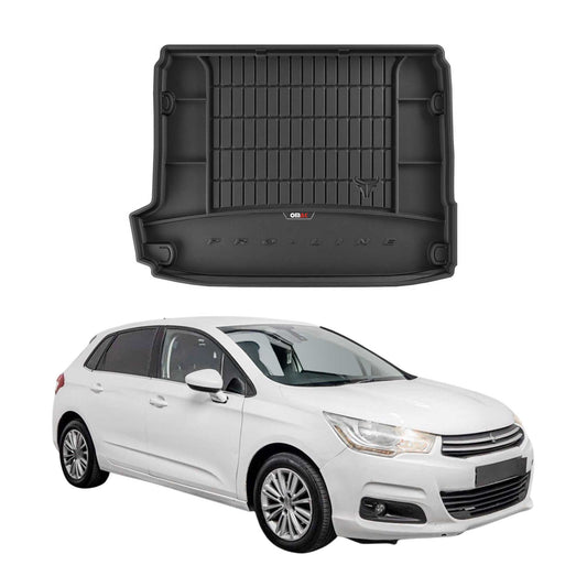 OMAC Gummi Kofferraumwanne für Citroen C4 2010-2017 TPE Laderaumwanne Schwarz