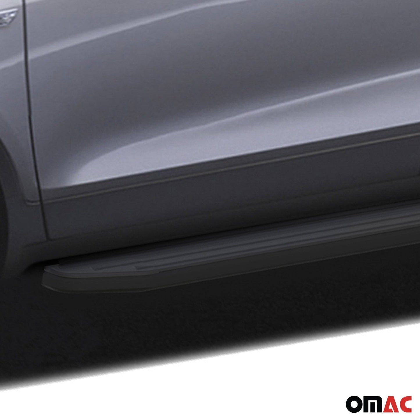 Listwy progowe/progi boczne do Opla Mokki 2012-2016, aluminiowe, czarne, z homologacją ABE (niemiecką).